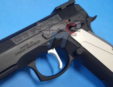 KJ Work (APLUS Custom) Cz75 SP-01 Shadow Gas Blow Back Pistol - Click Image to Close